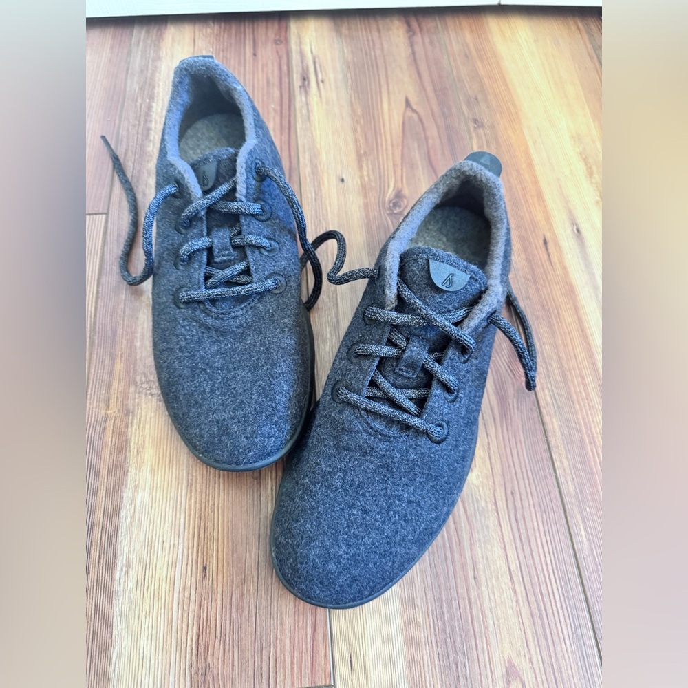 Allbirds Women's Wool Runner Merino Wool Size 9 Charcoal Gray Black - Picture 4 of 8